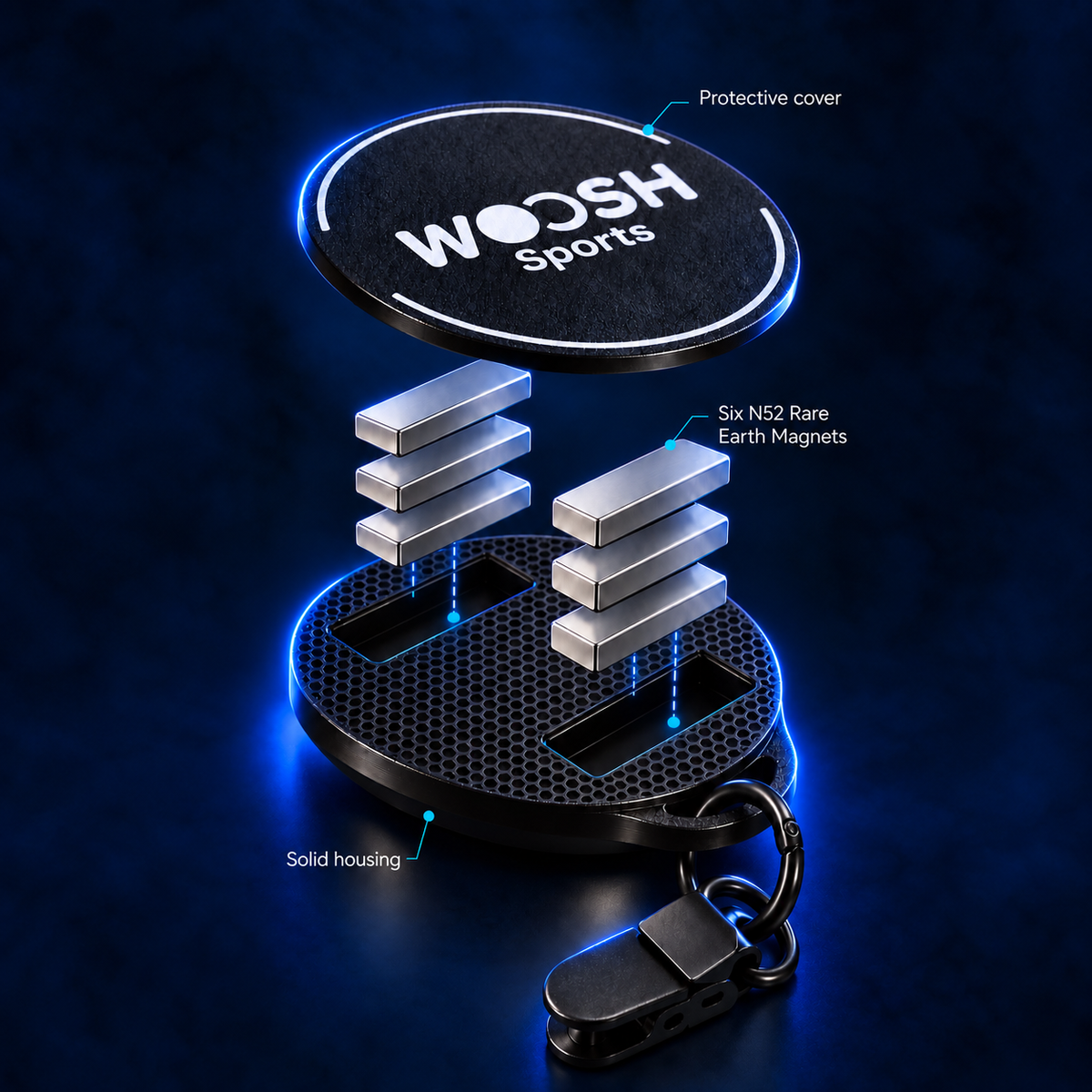 Woosh Magnetic Towel Holder